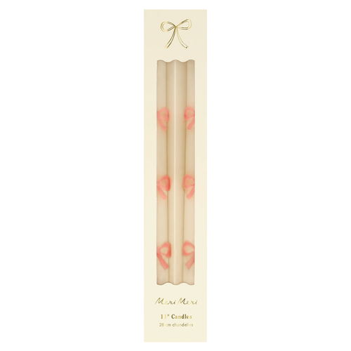 Pembe Fiyonk Mumlar - 2'li Set
