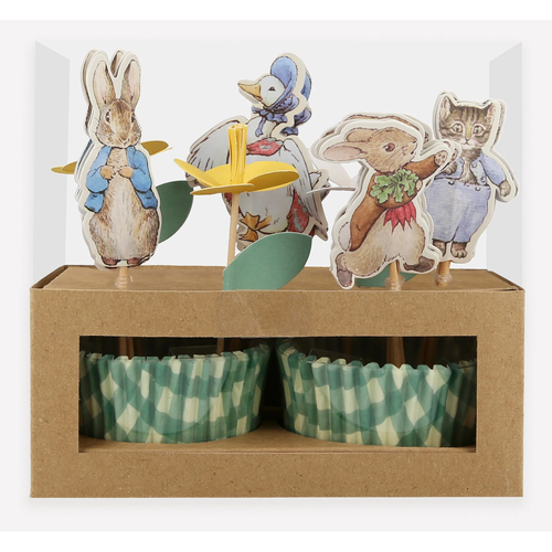 Peter Rabbit in The Garden Cupcake Kiti - 24'lü Set