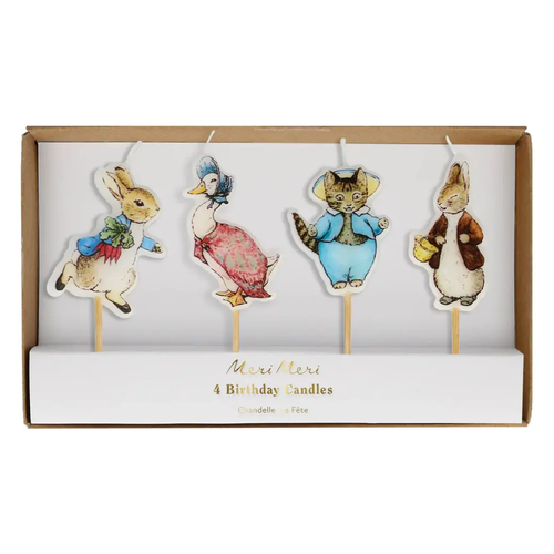Peter Rabbit in The Garden Figür Mumlar - 4'lü Set