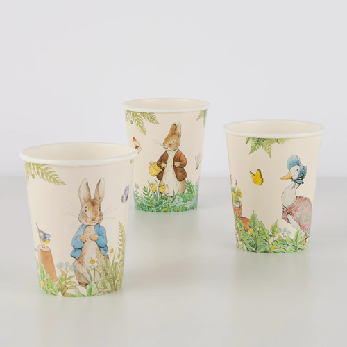 Peter Rabbit in The Garden Bardaklar - 8'li Set