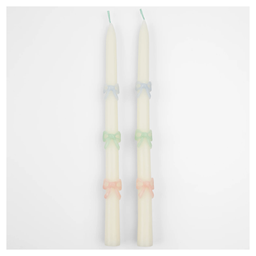 Renkli Fiyonk Mumlar - 2'li Set