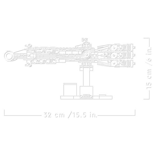 LEGO Star Wars 75376 Tantive IV - Ölçüler ve şema